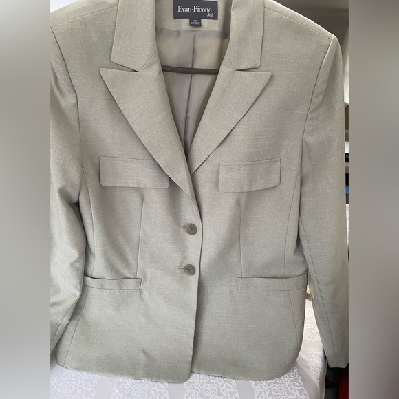 Evan Picone  blazer/ Jacket women’s. New no tag . Light light green. - Picture 1 of 4